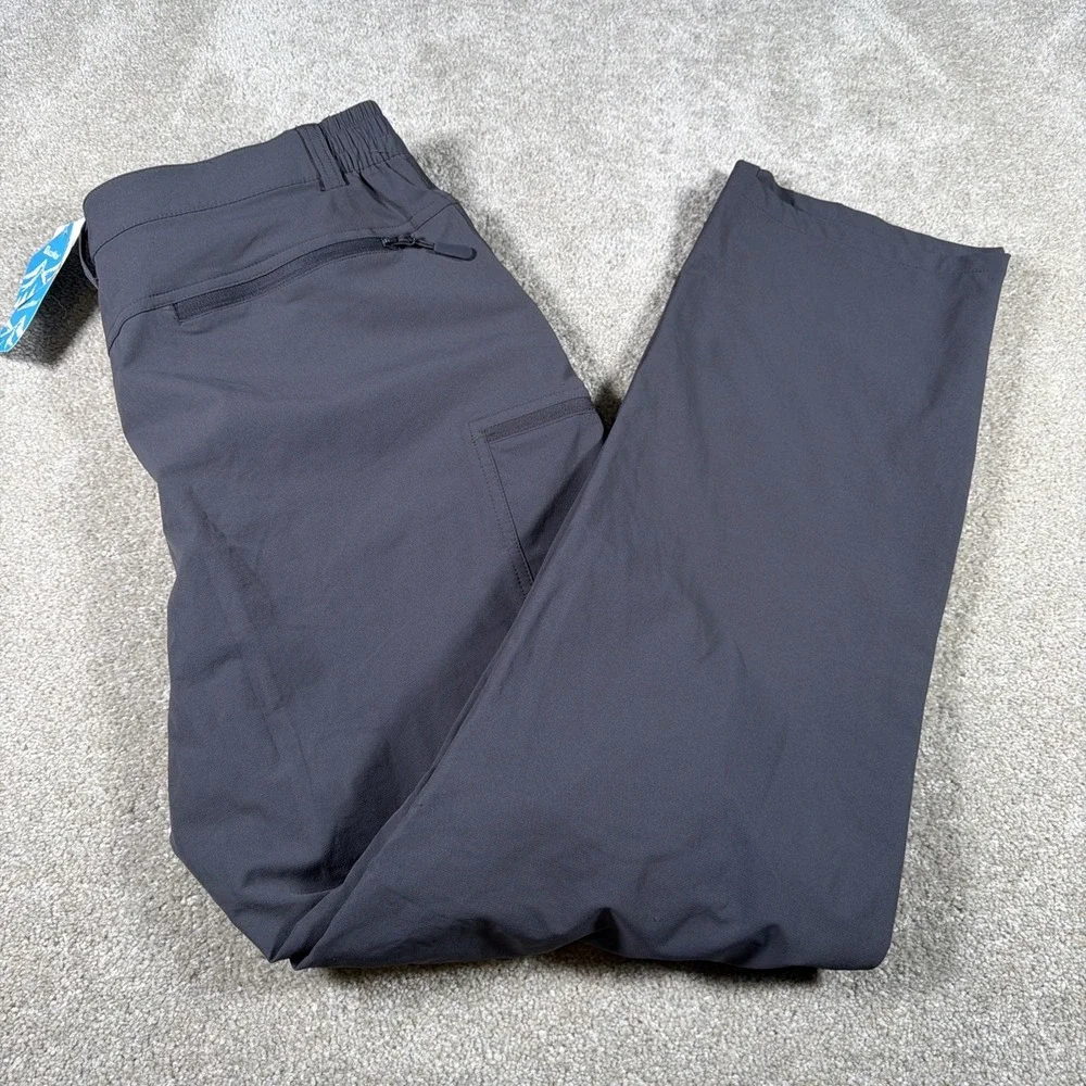 MagcoMsen Mens Hiking Pants 36 (FITS 35 X 30) Gray Gorpcore Lightweight NEW‎